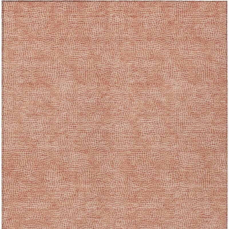 HomeRoots Geometric Transitional Rectangle Outdoor Rug
