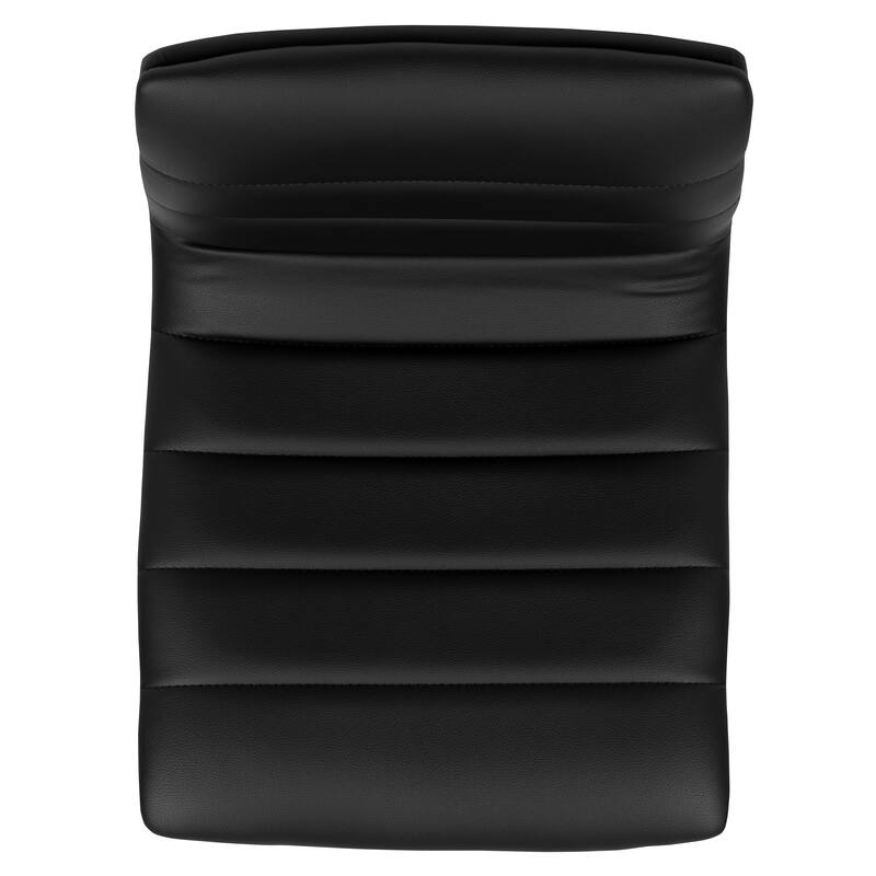 Modern Vinyl Channel Tufted Adjustable Height Barstool (Set of 2) - 16"W x 19"D x 35" - 44"H - 16"W x 19"D x 35" - 44"H