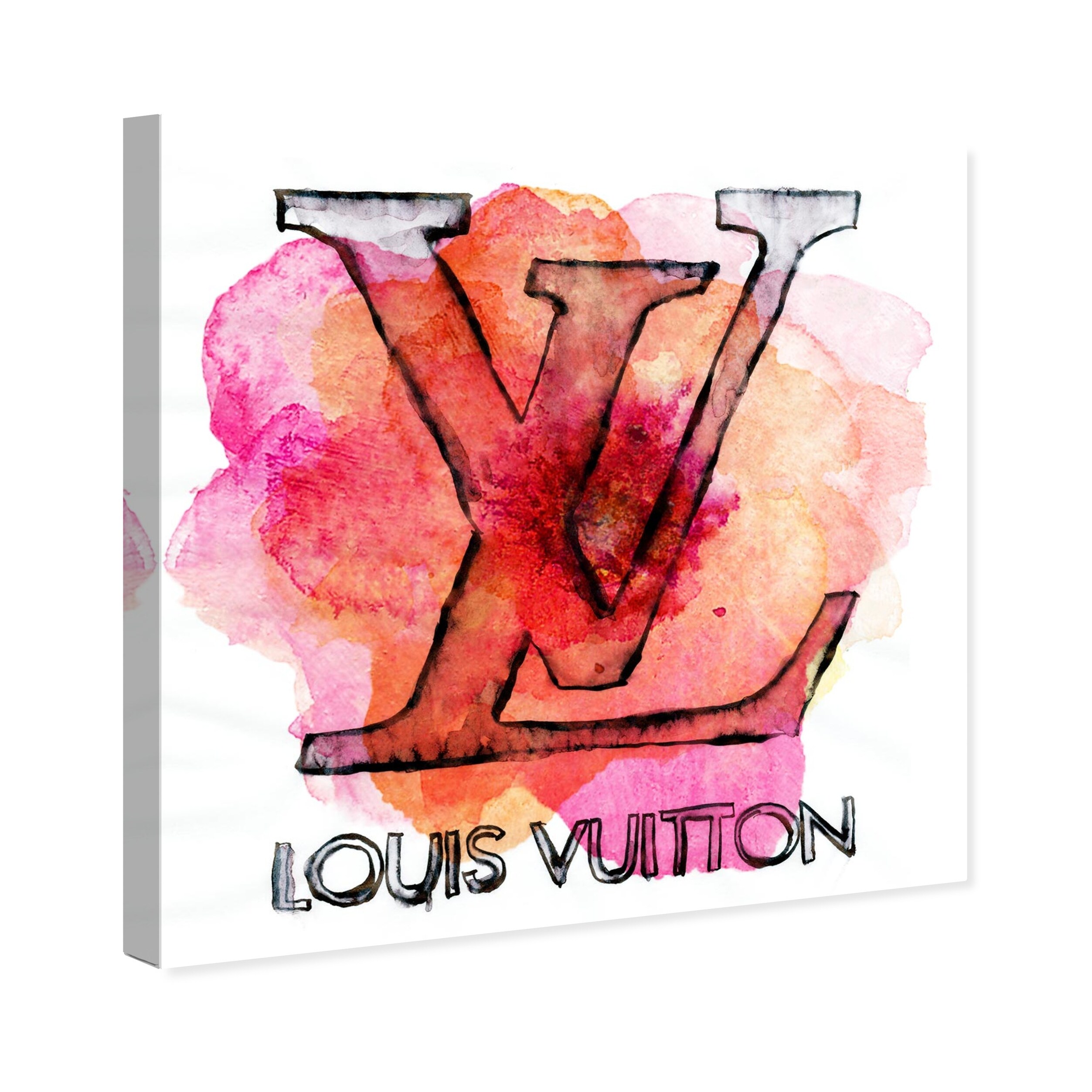 Oliver Gal 'LV Petals' Fashion and Glam Wall Art Canvas Print