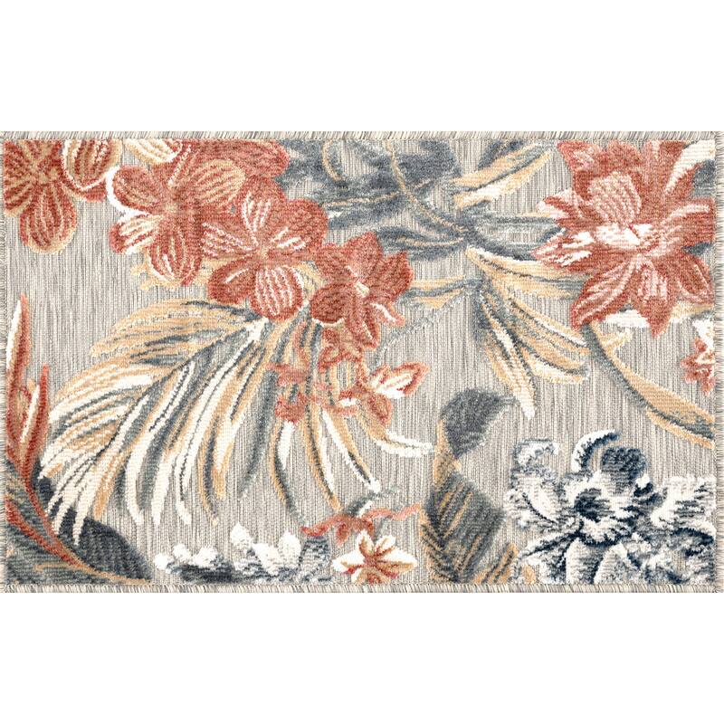Tropicana Tropical Floral Indoor/Outdoor Area Rug