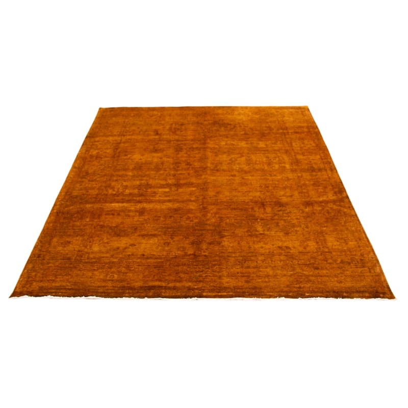 ECARPETGALLERY Hand-knotted Vibrance Brown Wool Rug - 8'1 x 9'9