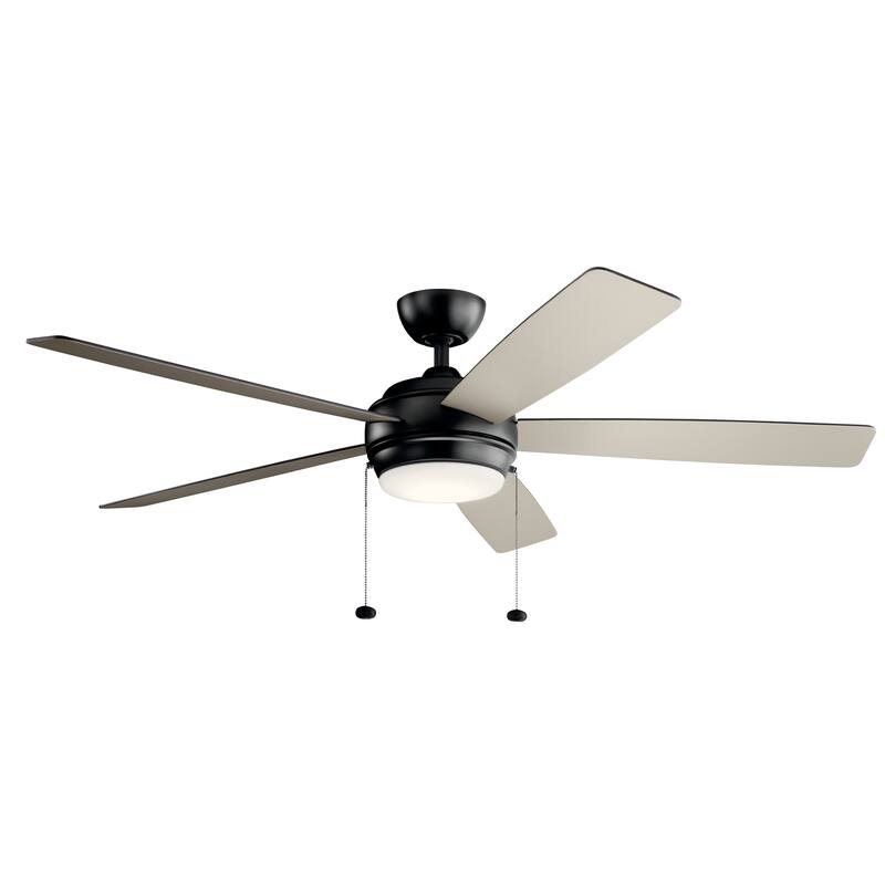 Kichler Lighting Starkk 60-inch LED Ceiling Fan Satin Black