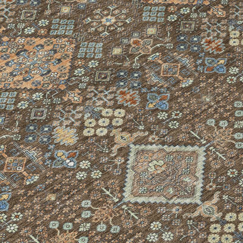 Machine Washable Indoor/ Outdoor Global Bidunga Chantille Rug