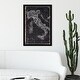 preview thumbnail 8 of 20, Oliver Gal 'Map of Italy 1873' Maps and Flags Wall Art Framed Print European Countries Maps - Black, White 20 x 30 - Black