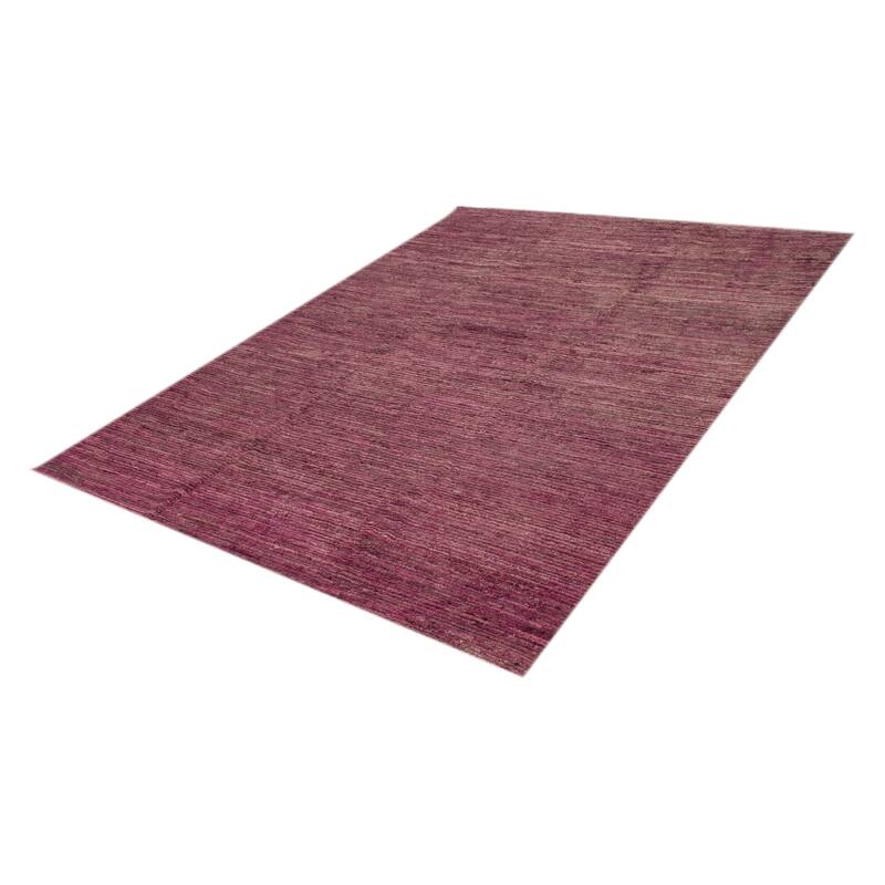 ECARPETGALLERY Hand-knotted Finest Peshawar Ziegler Magenta Wool Rug - 9'3 x 12'6