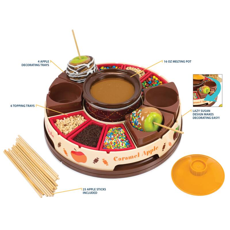 Nostalgia Caramel & Chocolate Apple Maker