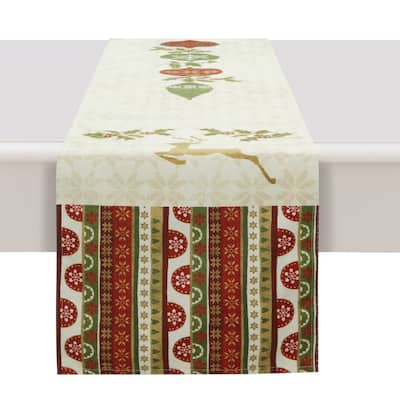 Laural Home Simply Christmas Table Runner - 13" x 72"