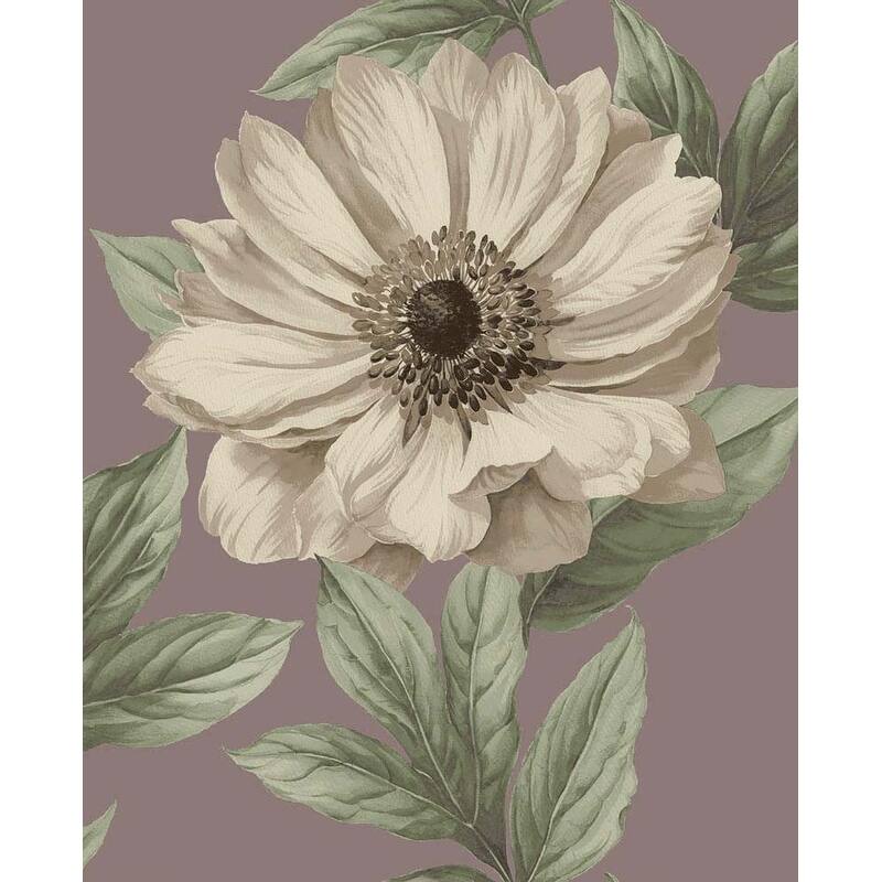 Seabrook Designs Damaris Floral Unpasted Wallpaper