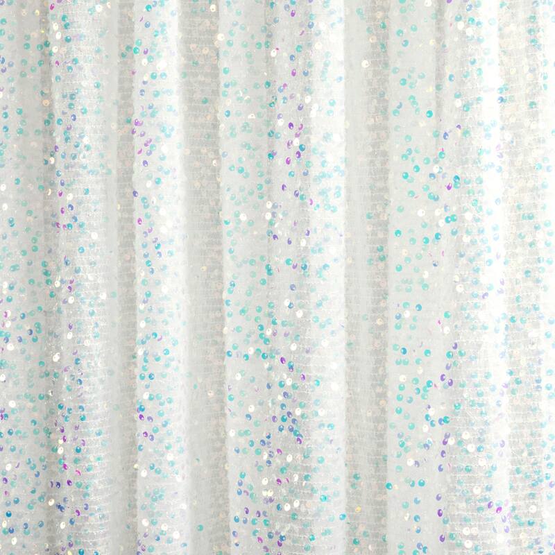 Lush Decor Ballgown Glam Sparkle Sequins Window Curtain Panel