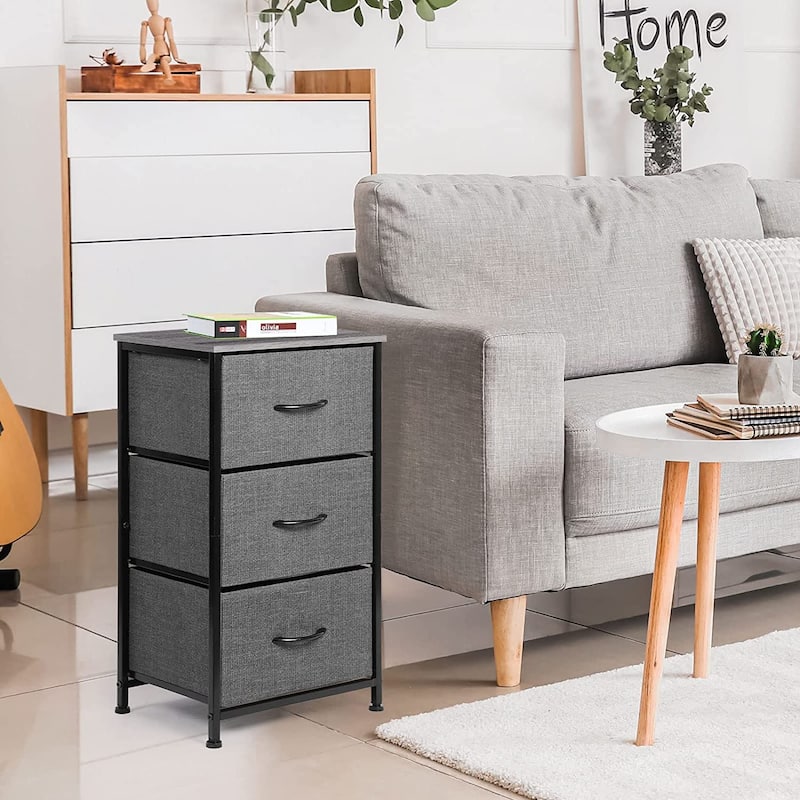 Storage Chest Organizer with Removable Fabric Bins