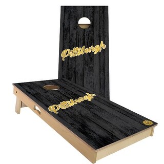 Pittsburgh Vintage Baseball Outdoor Cornhole Board Set