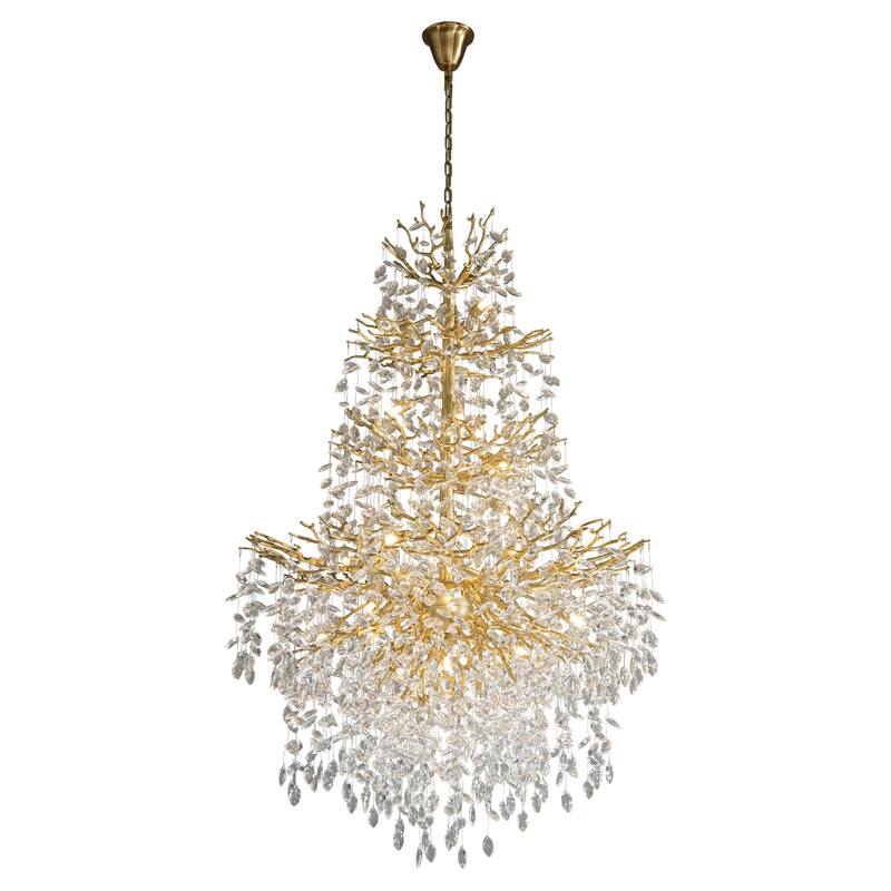 KAYLA 39.3-90.5in HorseshoeMountain ShapeChandelier