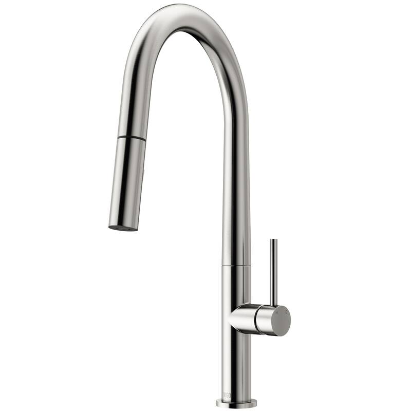 VIGO Greenwich 18" H Single Handle Pull-Down Sprayer Kitchen Faucet