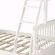 preview thumbnail 46 of 47, Twin Over Full Bunk Bed with Storage Drawers, Ladder, and Safety Guard Rails