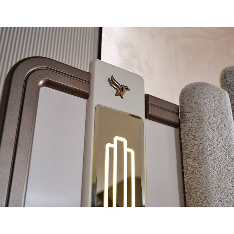 Norella Bed Frame, Headboard and 2 Nightstand
