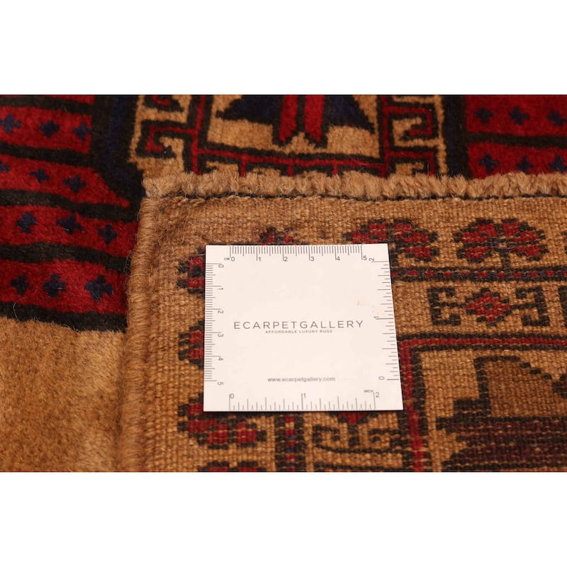 ECARPETGALLERY Hand-knotted Teimani Brown Wool Rug - 6'7 x 9'3