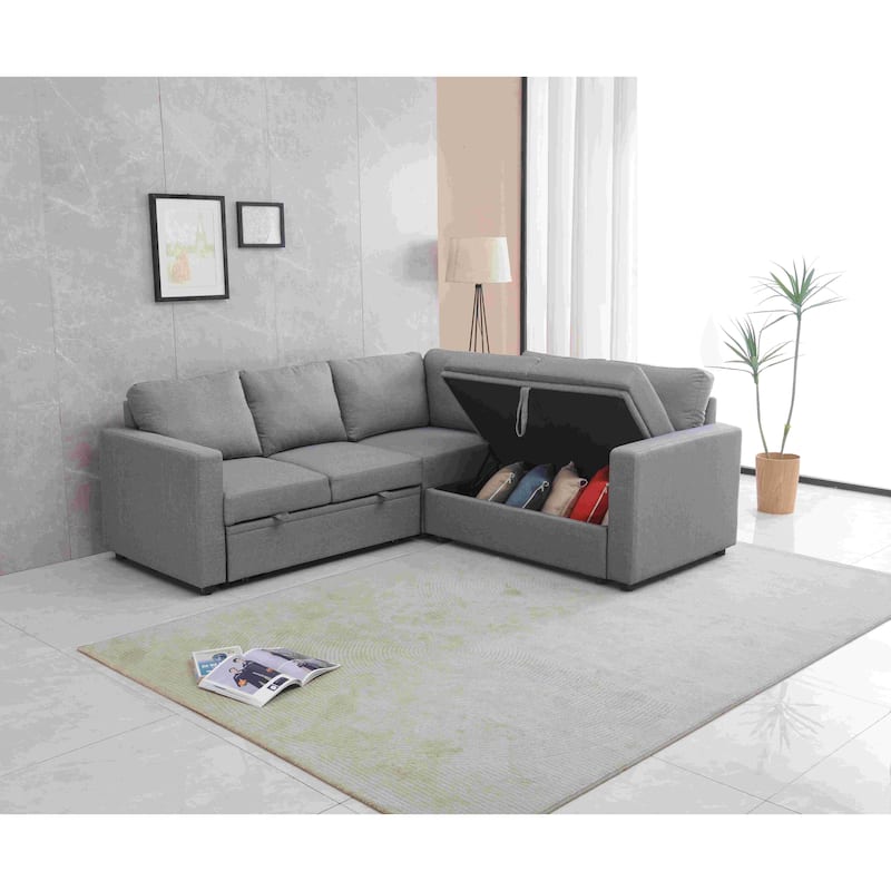 3 - Piece Upholstered Corner Sectional