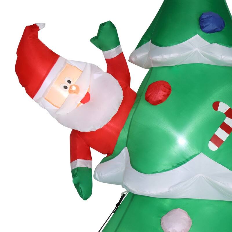 8 Ft. Christmas Tree Inflatables Outdoor Decoration with LED Lights