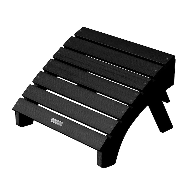 HIGHWOOD Folding and Reclining Adirondack Chair with Folding Ottoman
