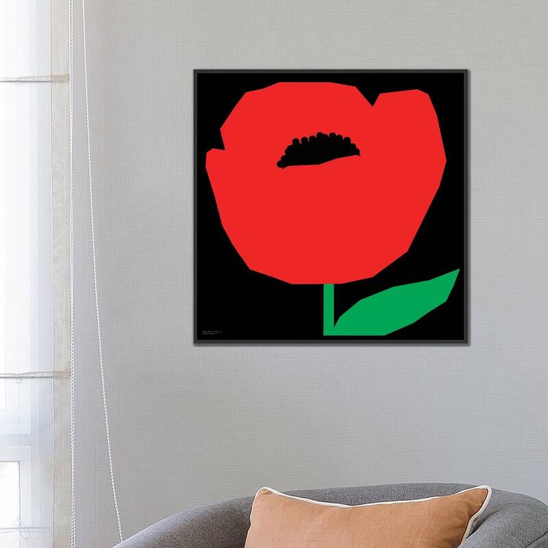 iCanvas "Red Poppy" by Art Mirano Framed Canvas Print