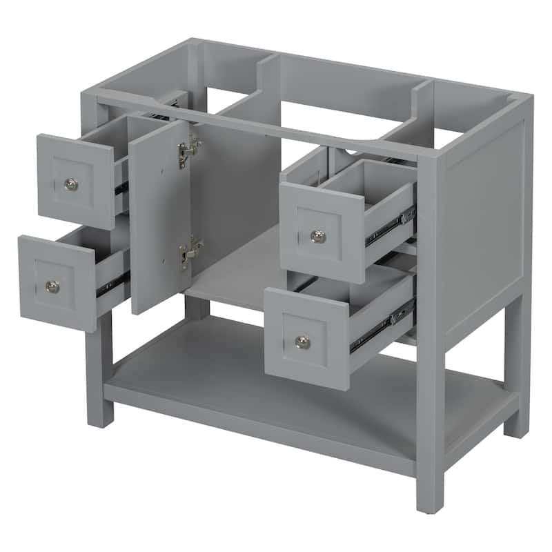 36" Bathroom Vanity Cabinet without Sink