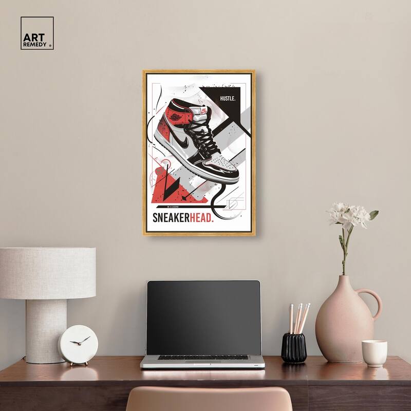 Stylish Sneakerhead Canvas by Art Remedy