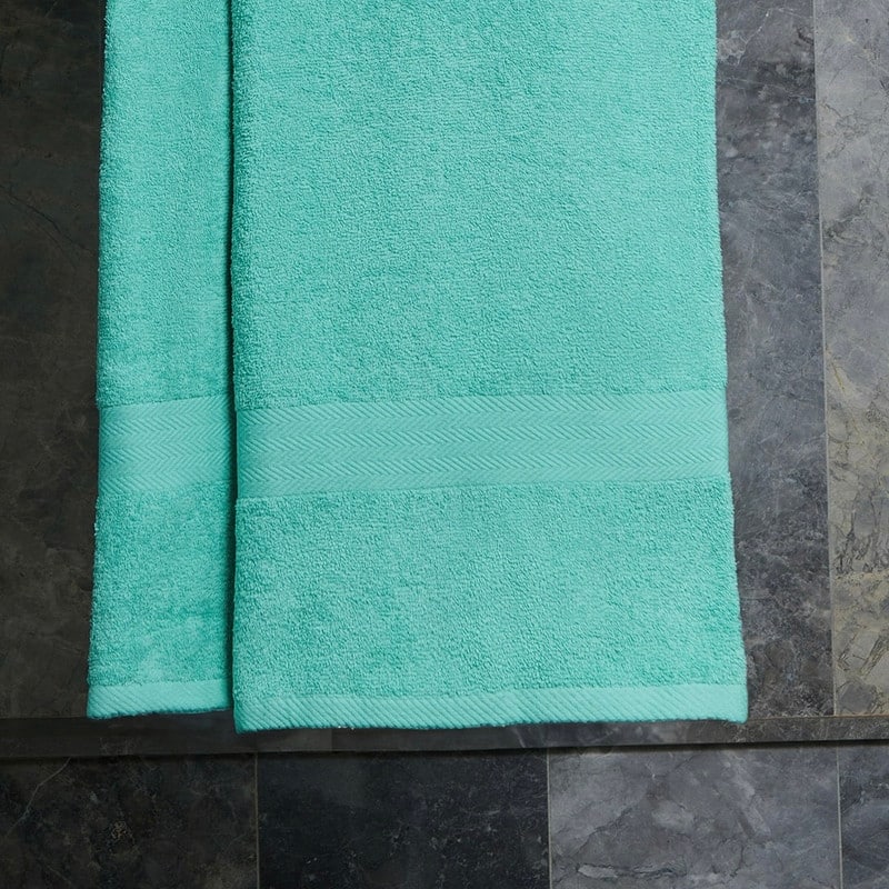 Deluxe 2-Piece 100 Cotton Bath Sheet