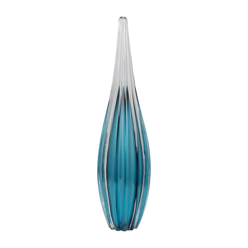 Sagebrook Home Artisan Abstract Paperweight Glass Modern Sculpture