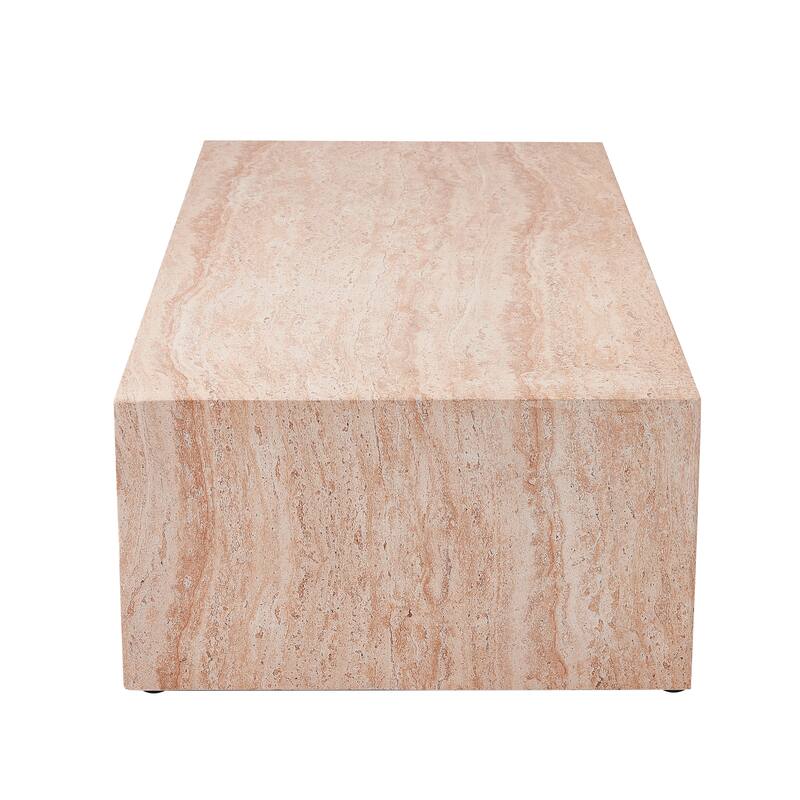 Christopher Knight Home - MGO Brown Rectangular Coffee Table for Indoor and Outdoor Use