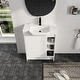 preview thumbnail 12 of 26, Malwee 28" FreeStanding Bathroom Vanity with Sink, Small Floor Stand Bathroom Vanity with Ceramic Sink and Soft Close Door