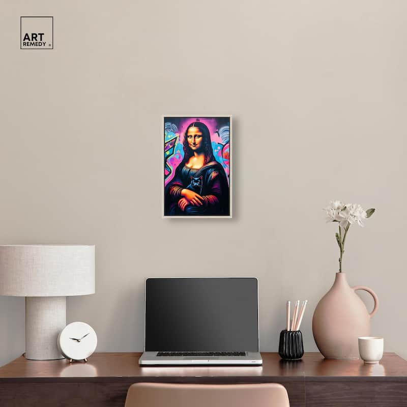 Lisa's Little Secret II Canvas by Art Remedy