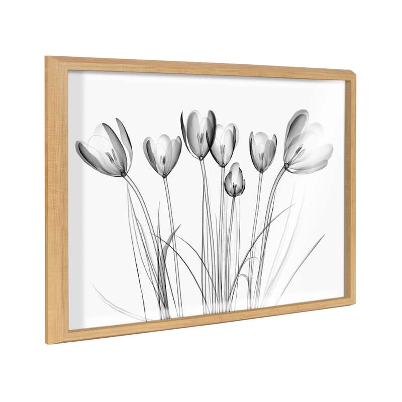 Kate and Laurel Blake Crocus Printed Art by Creative Bunch Studio - 18x24 - Natural