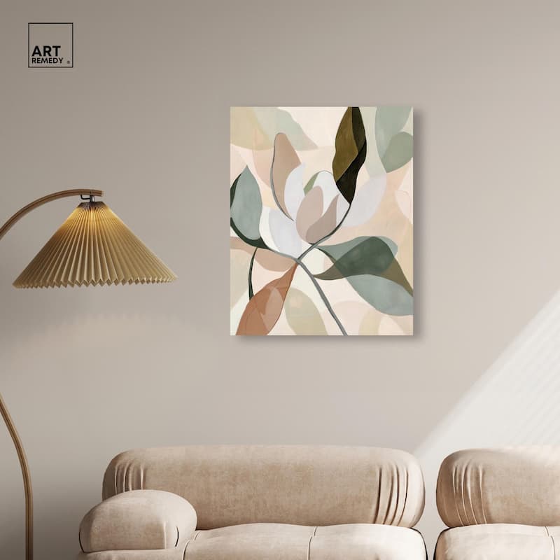Leaf Prints II Canvas by Art Remedy, Gallery Wrapped