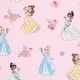 preview thumbnail 3 of 5, Lambs & Ivy Disney Princesses Pink Fleece Baby Blanket - Belle/Tiana/Cinderella