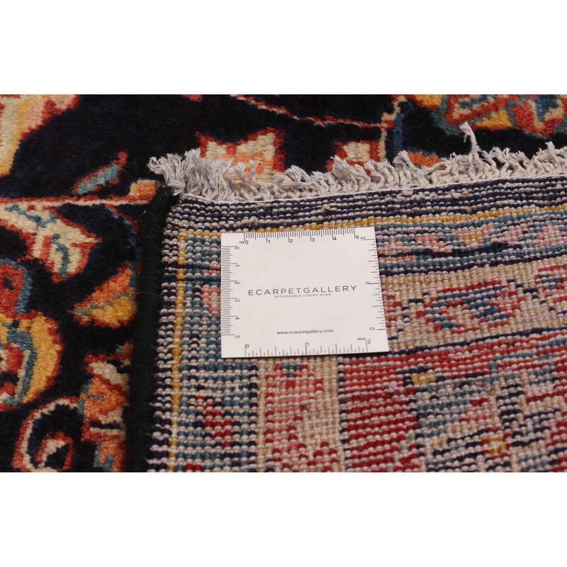 ECARPETGALLERY Hand-knotted Andelz Blue Wool Rug - 4'5 x 10'8