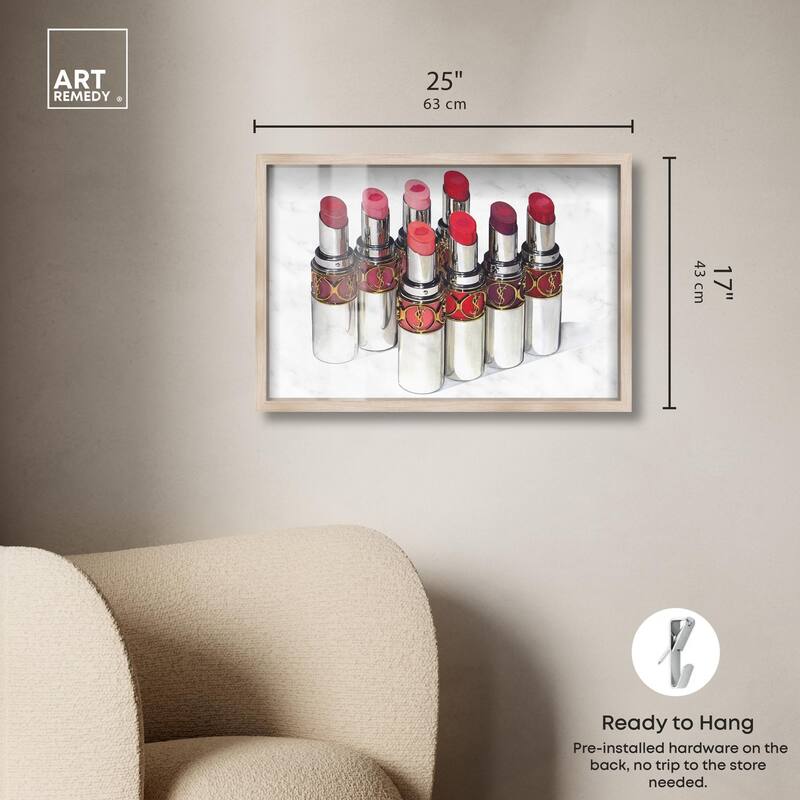 Doll Memories - Lipsticks 22 Shadowbox by Art Remedy