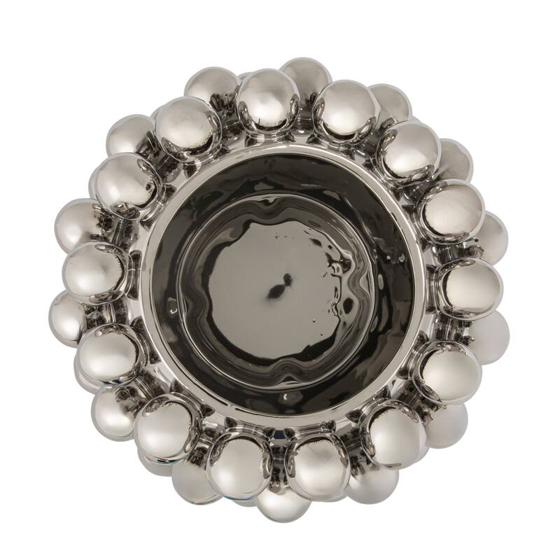 Stoneware Planter with Balls