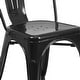 preview thumbnail 48 of 164, Metal Indoor/ Outdoor Stackable Bistro Chair (Set of 4)