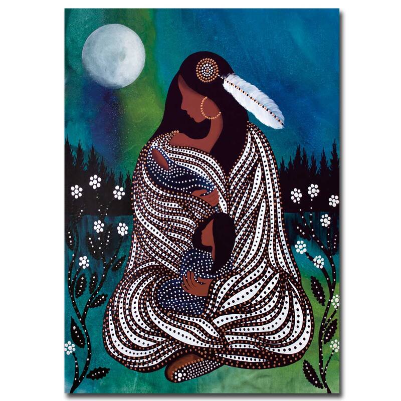 Loving Arms by Betty Albert Gallery Wrapped Canvas Giclee Art (36 in x 24 in)
