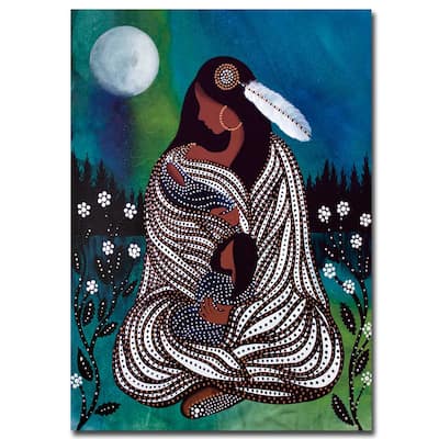 Loving Arms by Betty Albert Gallery Wrapped Canvas Giclee Art (36 in x 24 in)