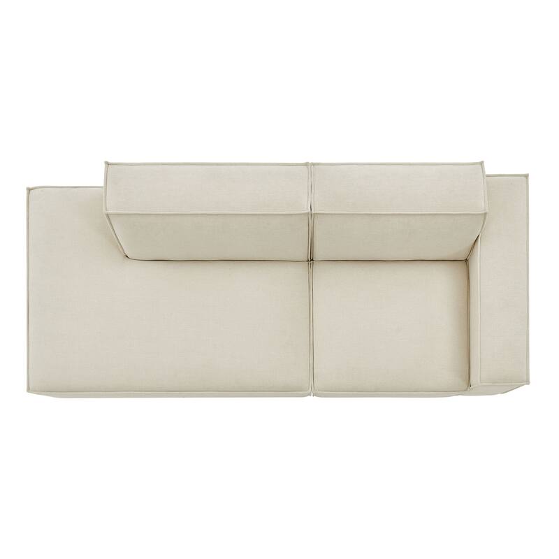 Restore 2-Piece Performance Fabric Upholstered Modular Loveseat