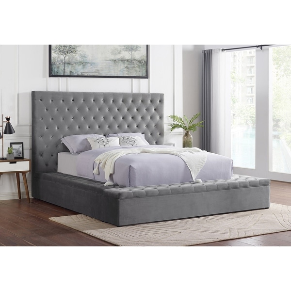 High profile outlet tufted bed