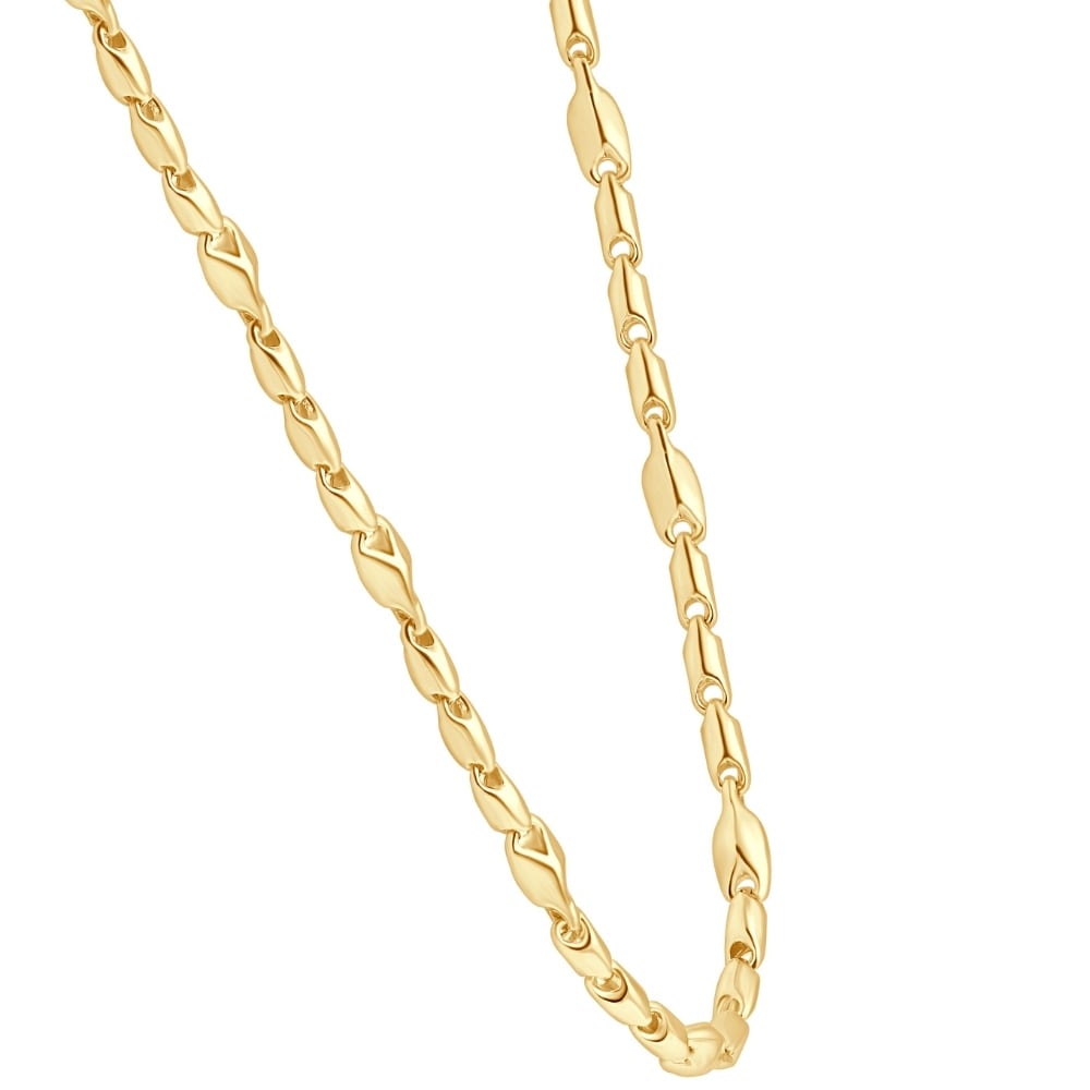 Bliss Diamond Yellow Gold Women's 24" Chain Necklace 17 Grams 4mm Thick