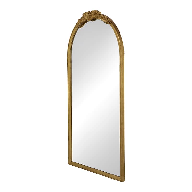19"x56" Wood Floor Mirror,Full Body Mirror Dressing Make up Mirror