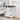White Farmhouse Barn Door Nightstand End Table with Adjustable Shelves