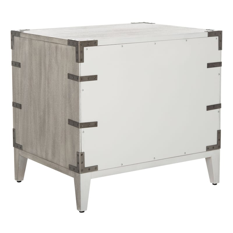 SAFAVIEH Couture Girija 3-Drawer Wood Nightstand