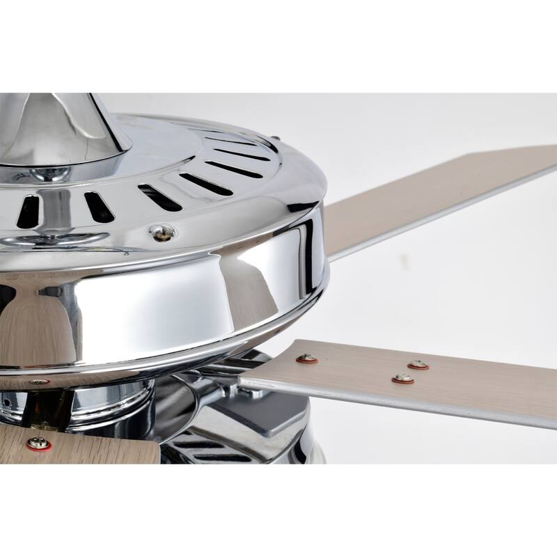 Themar 26 Inch Mid-century Modern Style Lighted Ceiling Fan with Remote