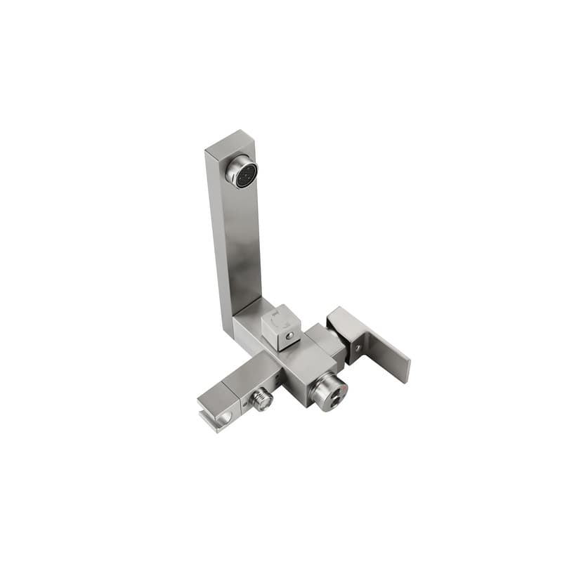 Indigo Home Floor Mounted Roman Tub Faucet with Handshower