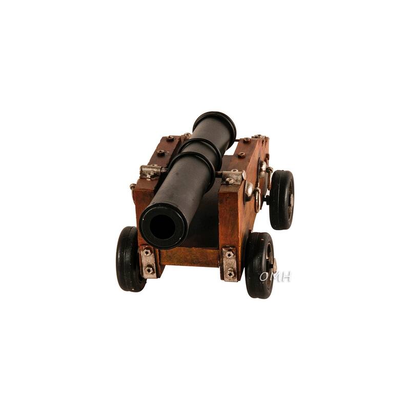 Handmade Warship Cannon Model