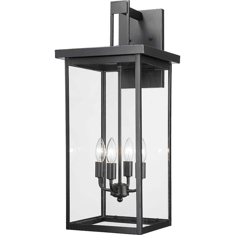 Millennium Lighting 42603 Barkeley 4 Light 27" Tall Outdoor Wall - Powder Coat Black